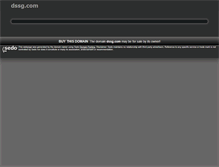 Tablet Screenshot of dssg.com